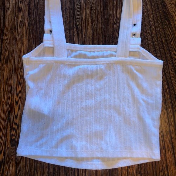 White Hollister tank top - Picture 3 of 4